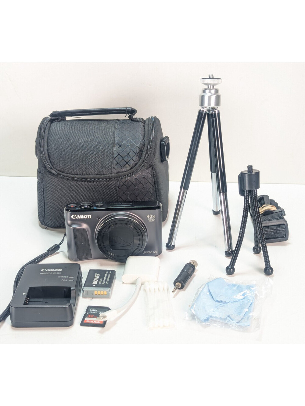Canon PowerShot SX720 HS Digital Camera MP 40x Optical Zoom Bluetooth COMPLETE